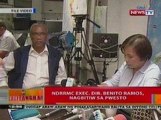 BT: NDRRMC Exec. Dir. Benito Ramos, nagbitiw sa pwesto