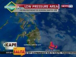 KB: LPA sa bahagi ng Pacific Ocean, tuluyan ng nalusaw
