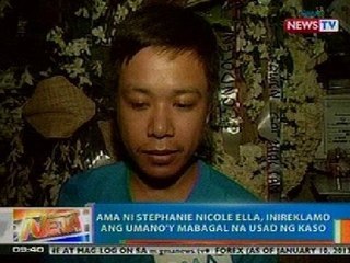 NTG: Ama ni Nicole Ella, inireklamo ang umano'y mabagal na usad ng kaso
