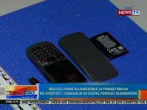 NTG: Mga cellphone na narekober sa shootout sa Atimonan, isasailalim sa digital forensic examination
