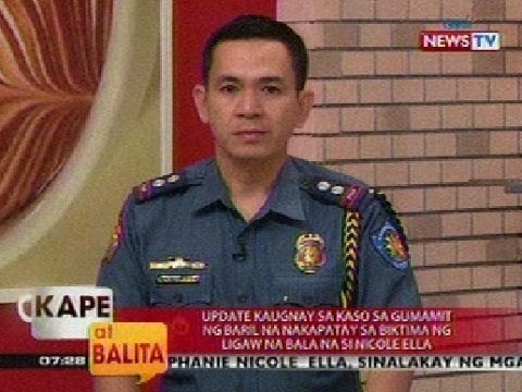 KB: Update mula kay Supt. Candelario kaugnay sa kaso sa gumamit ng baril na nakapatay kay Nicole