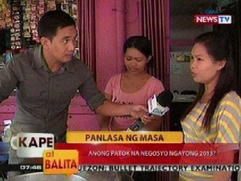 KB: Panlasa ng Masa: Anong patok na negosyo ngayong 2013?