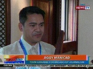 NTG: Jiggy Manicad at 6 pang Pinoy, ginawaran ng The Outstanding Young Men Award para sa taong 2012