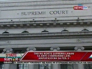 SONA: SC TRO vs. Anti-Cybercrime Law, mapapaso na sa Feb. 5