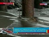 BP: Langis na tumagas sa dagat nang masira ang pipeline sa Legazpi, nalinis na