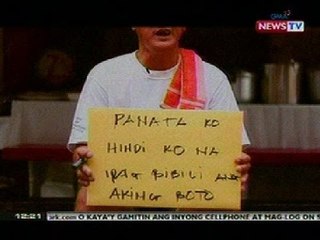 BT: Ilang dating nagbebenta ng boto, nangakong tatalikuran na ang tiwaling gawain