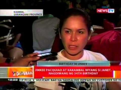 BT: Jinkee Pacquiao at kakambal niyang si Janet, nagdiwang ng 34th birthday sa Sarangani province