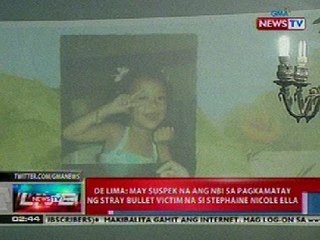 NTL: De Lima: May suspek na ang NBI sa pagkamatay ni Nicole Ella