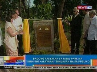 NTG: Bagong pasyalan sa Rizal Park na Binhi ng Kalayaan, binuksan na sa publiko