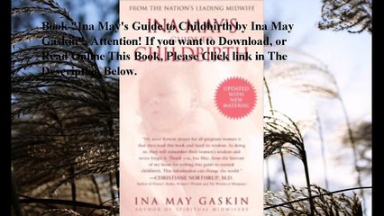 Download Ina May's Guide to Childbirth ebook PDF