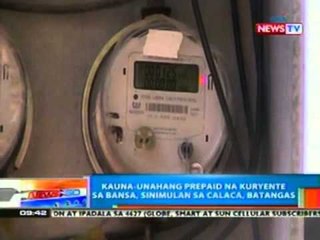 NTG: Kauna-unahang prepaid na kuryente sa bansa, sinimulan sa Calaca, Batangas