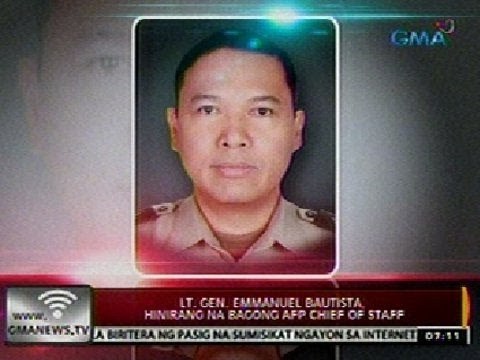 24Oras: Lt. Gen. Emmanuel Bautista, hinirang na bagong AFP Chief of Staff