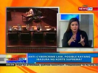 NTG: Anti-cybercrime law, posible kayang ibasura ng Korte Suprema?