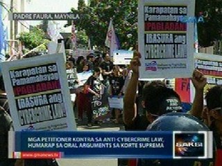 Saksi: Anti-Cybercrime Law opponents, humarap sa oral arguments sa SC