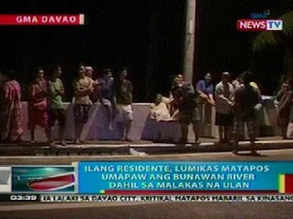 BP: Ilang lugar sa Davao City, binaha dahil sa malakas na pag-ulan