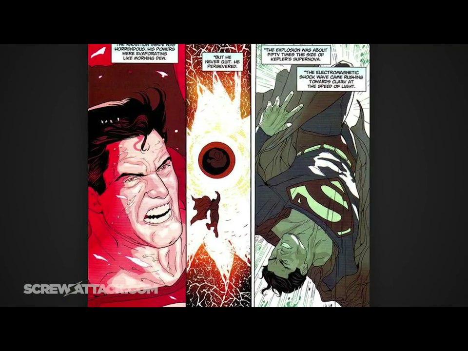 ScrewAttack!'s wet dream: Superman survived an explosion equal to 50 supernovas