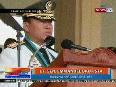 NTG: Lt. Gen. Emmanuel Bautista, bagong AFP chief of staff