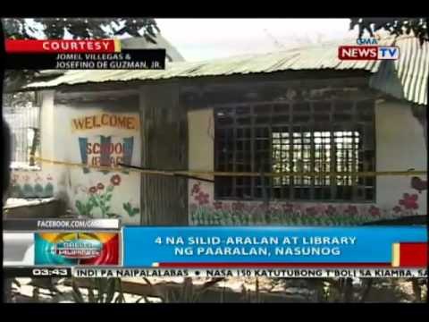 BP: 4 na silid-aralan at library ng paaralan sa Pangasinan, nasunog