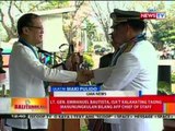 BT: AFP change of command, pinangunahan ni Pangulong Aquino