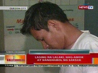 BT: Lasing na lalaki sa QC, nag-amok at nanghabol ng saksak