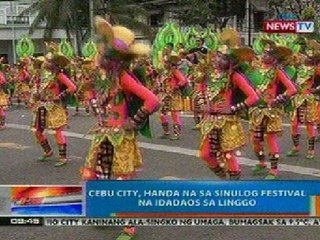 Télécharger la video: NTG: Cebu City, handa na sa Sinulog Festival na idadaos sa Linggo