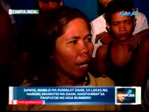 Saksi: 500 pamilya, nawalan ng tirahan sa sunog sa 200 bahay sa Cainta, Rizal