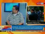 NTG: Comelec, mas maghihigpit daw pagdating sa pangangampanya ng mga kandidato