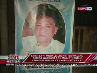 Maybahay ni Morales, itinangging sangkot ang kanyang asawa sa jueteng