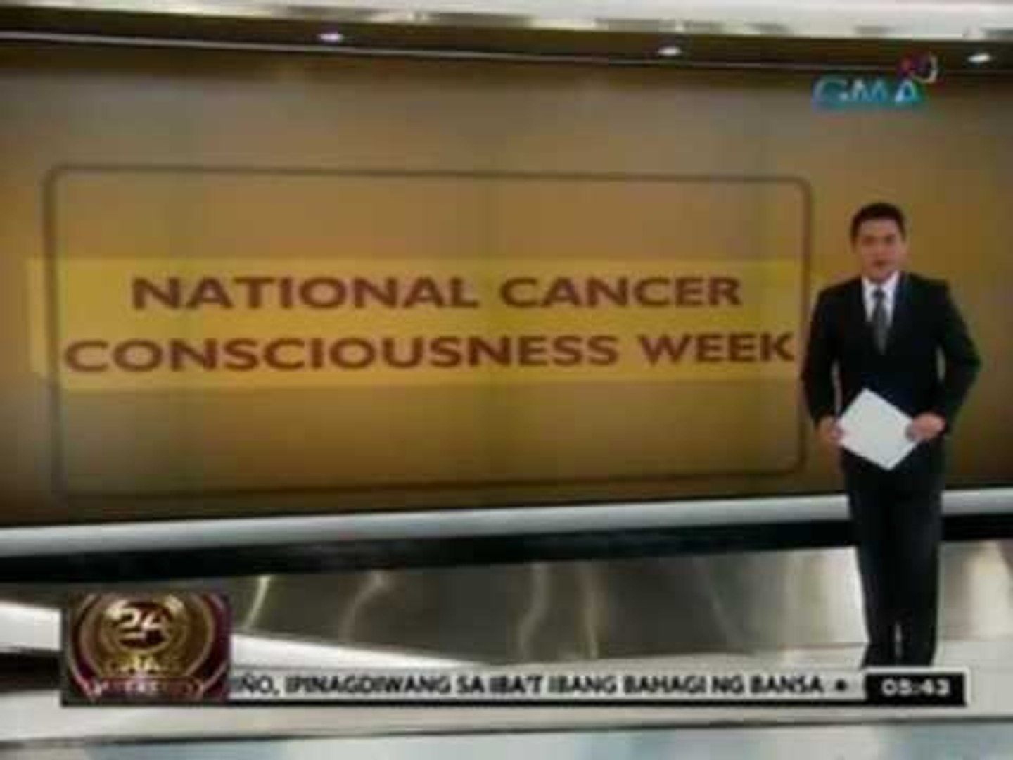 ⁣24 Oras:  Nat'l Cancer Consciousness Week