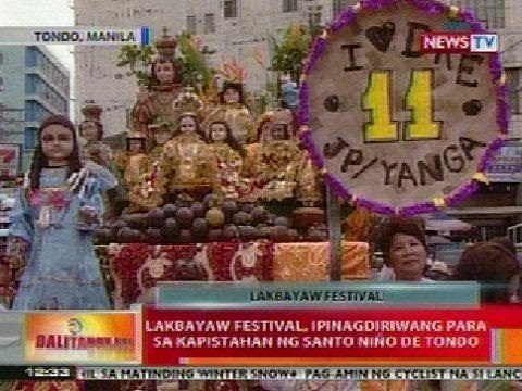 BT: Lakbayaw Festival sa Tondo, Maynila, ipinagdiriwang para sa kapistahan ng Santo Niño de Tondo