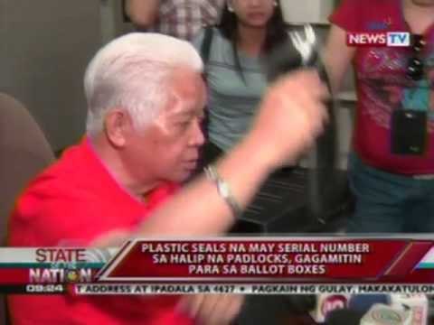 SONA: Plastic seals na may serial number sa halip na padlocks, gagamitin para sa ballot boxes