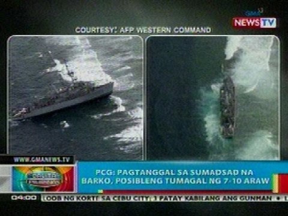 BP: 2 tugboats na tutulong sa pag-alis sa sumadsad na US Navy Ship, nasa Tubbataha na