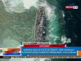 NTG: Grupo mula sa US Navy, ide-deploy papuntang Puerto Princesa, Palawan