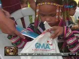 Mga bagong pisara at ilan pang gamit pang-eskwela, handog ng Kapuso Foundation