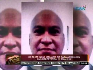 24 Oras: NBI team, nasa Malaysia na para asikasuhin ang deportation ni Amalilio
