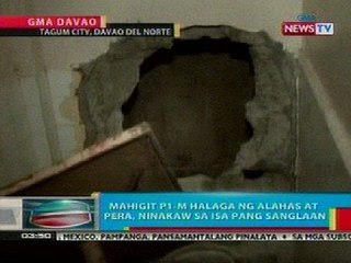 BP: Magkatabing pawnshop sa Tagum City, Davao del Norte, ninakawan