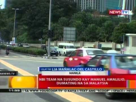 BT: NBI team na susundo kay Manuel Amalilio, dumating na sa Malaysia