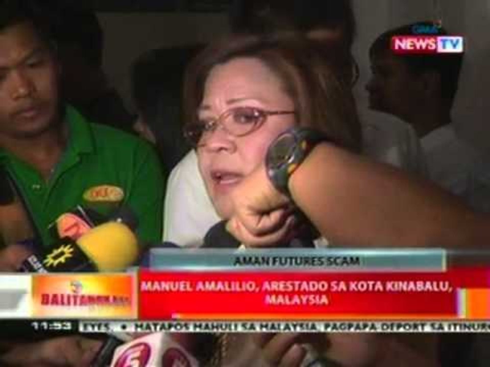 BT: Manuel Amalilio, arestado sa Kota Kinabalu, Malaysia