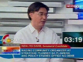 NTG: News to Go In Depth: Rizalito David, senatorial candidate