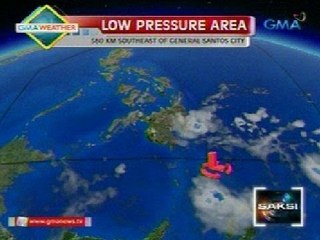 Saksi: LPA sa silangan ng GenSan, patuloy na binabantayan