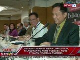 SONA: Covenant against media corruption, nilagdaan ng news agencies, ngos at ilang political parties