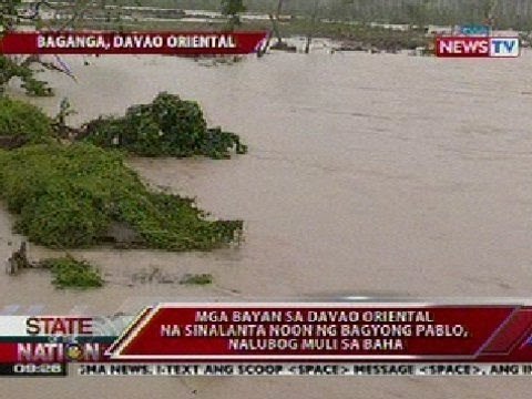 SONA: Mga bayan sa Davao Oriental, nalubog muli sa baha; mahigit 150,000 residente, apektado
