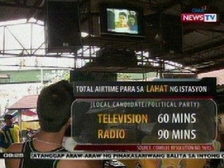 SONA: Comelec, desididong ipatupad ang airtime limit sa tv at radyo ng mga kandidato