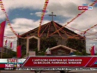 SONA: 2 antigong kampana ng simbahan sa Bacolor, Pampanga, ninakaw