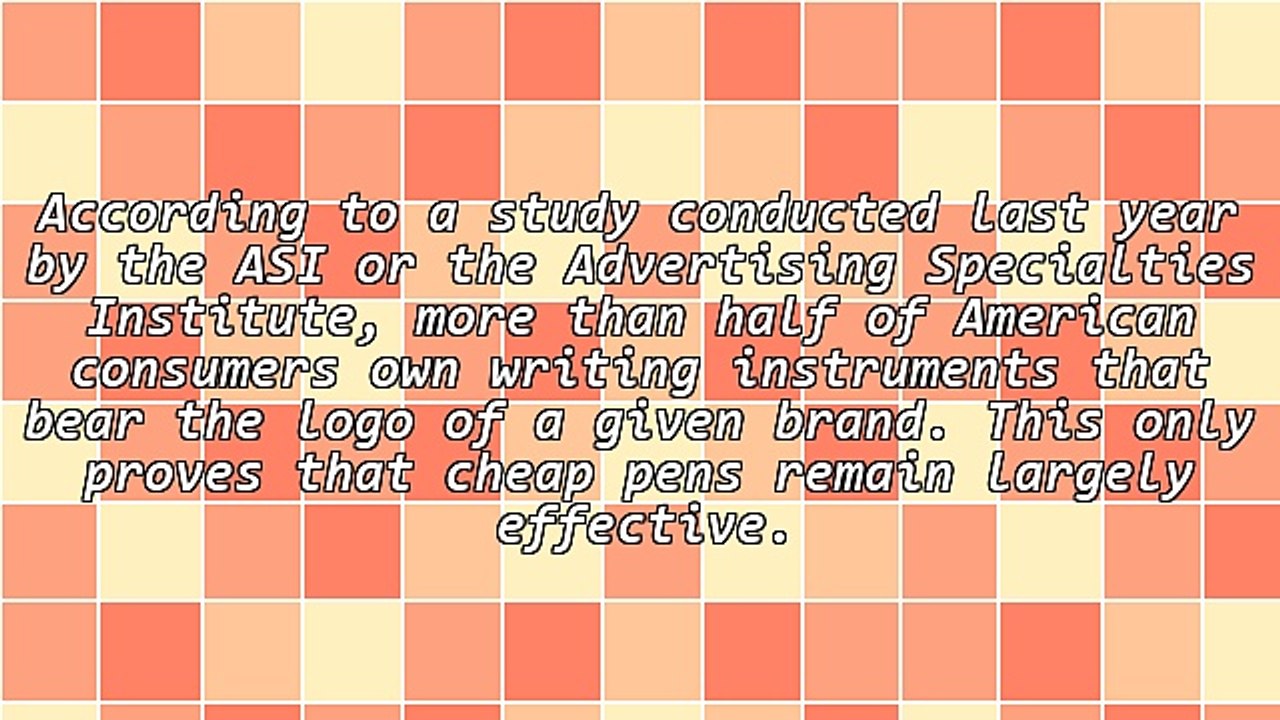 Pinning Business Hopes On Cheap Pens