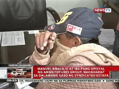 QRT: Manuel Amalilio at iba pang opisyal ng Aman Futures Group, nahaharap sa estafa
