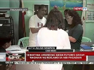 Télécharger la video: QRT: 10 biktima ng Aman Futures Group, naghain ng reklamo sa NBI-Pagadian