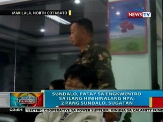BP: 1 sundalo patay makaengkwentro ang mga NPA umano; 2 sugatan