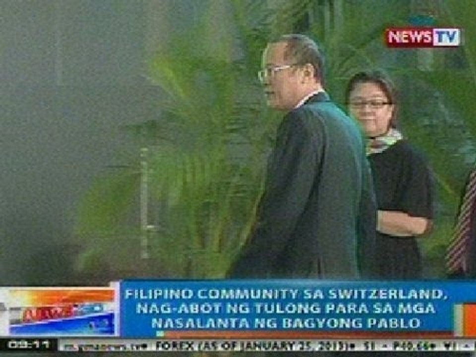NTG: PNoy, nakabalik na sa bansa mula sa dinaluhang World Economic Forum sa Switzerland