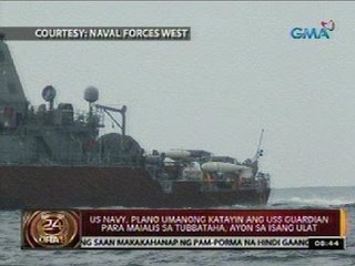 US Navy, plano umanong katayin ang USS Guardian para maialis sa Tubbataha, ayon sa isang ulat